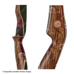 Bear Kodiak Traditional Recurve Bow (Shedua/Purple Heart/Green Glass) -Excalibu Bow Shop 1360310 riser