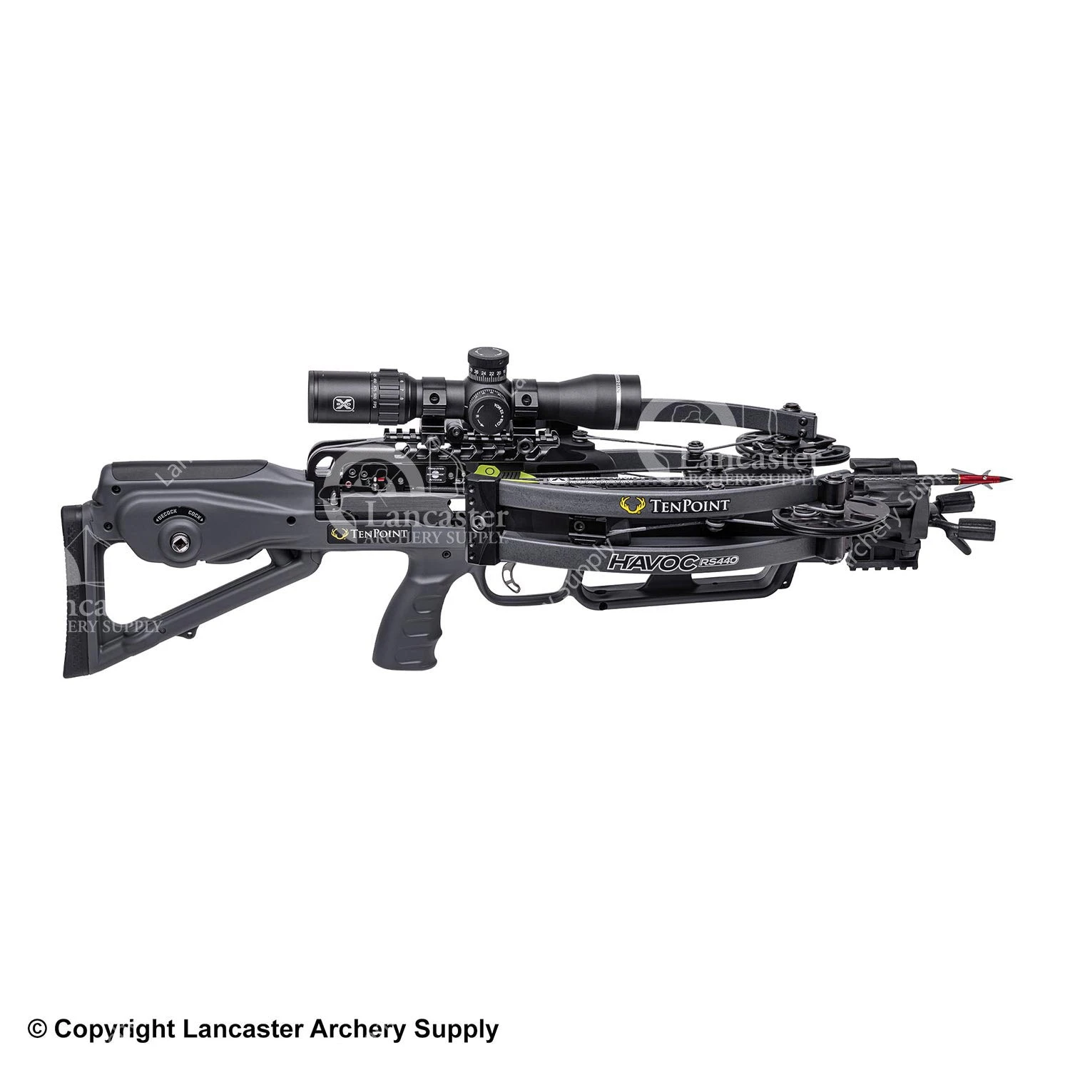 TenPoint Havoc RS440 Elite Crossbow Package W/ ACUslide (Graphite Grey) 4 TenPoint Havoc RS440 Elite Crossbow Package W/ ACUslide (Graphite Grey) - Image 2