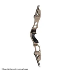 Hoyt Satori Traditional 19" ILF Recurve Riser -Excalibu Bow Shop 2560892 black grip buckskin