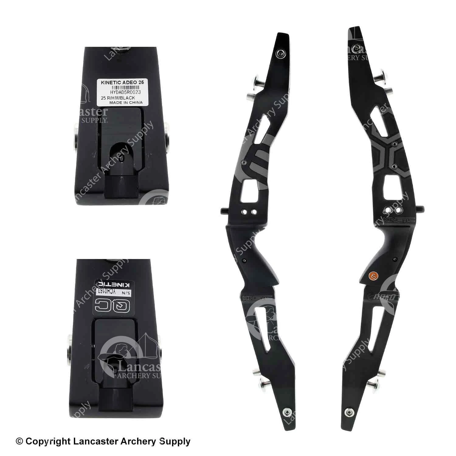 Kinetic Adeo Carbon 25" ILF Recurve Riser (Open Box X10300107) 4 Kinetic Adeo Carbon 25" ILF Recurve Riser (Open Box X10300107) - Image 2