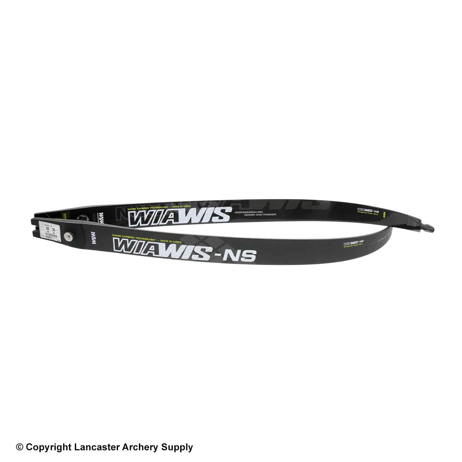 Win Win Wiawis NS Foam Core Carbon ILF Recurve Limbs (Open Box X1030296) 3 Win Win Wiawis NS Foam Core Carbon ILF Recurve Limbs (Open Box X1030296)