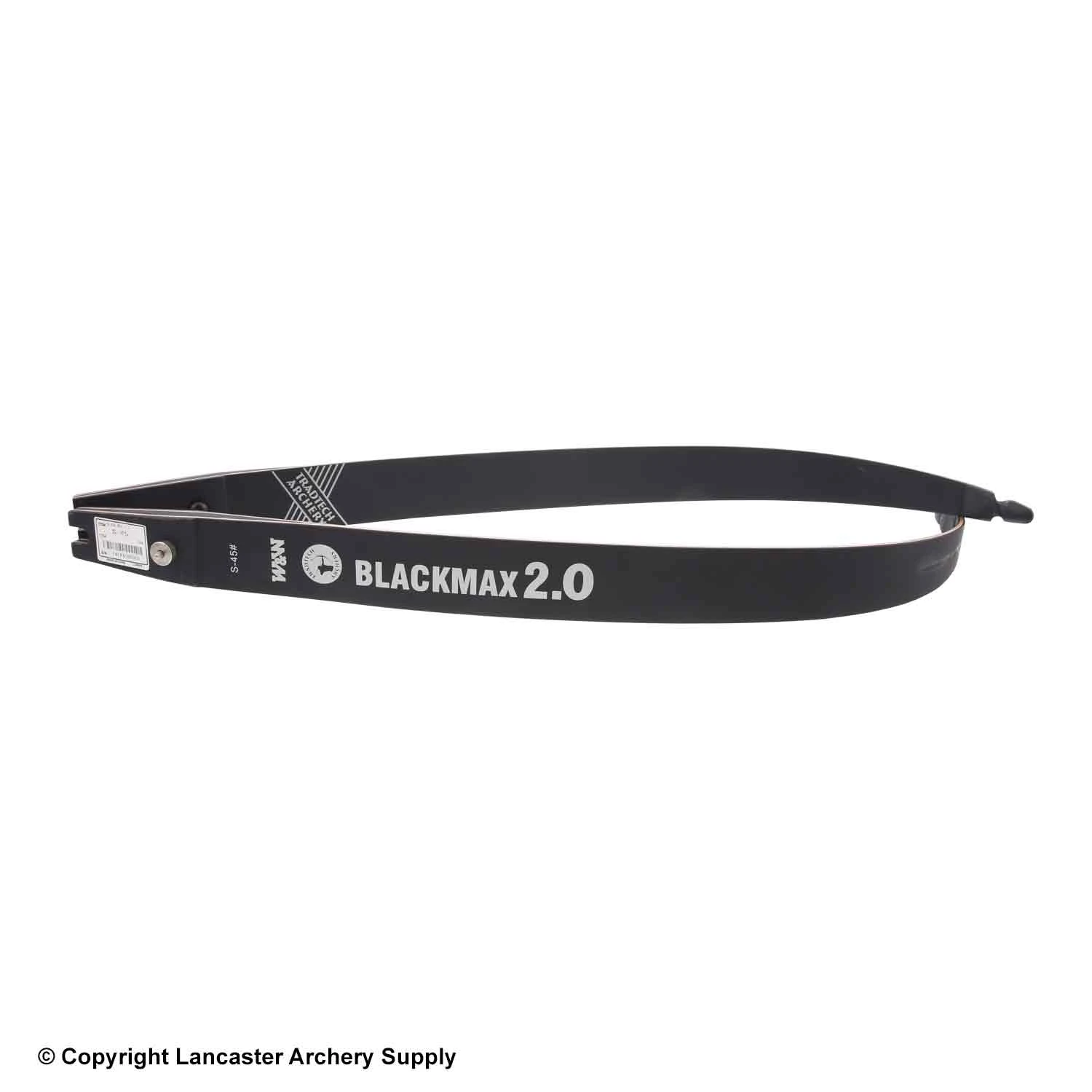 TradTech Black Max 2.0 Glass/Wood Recurve Limbs (Open Box X1030405) 3 TradTech Black Max 2.0 Glass/Wood Recurve Limbs (Open Box X1030405)