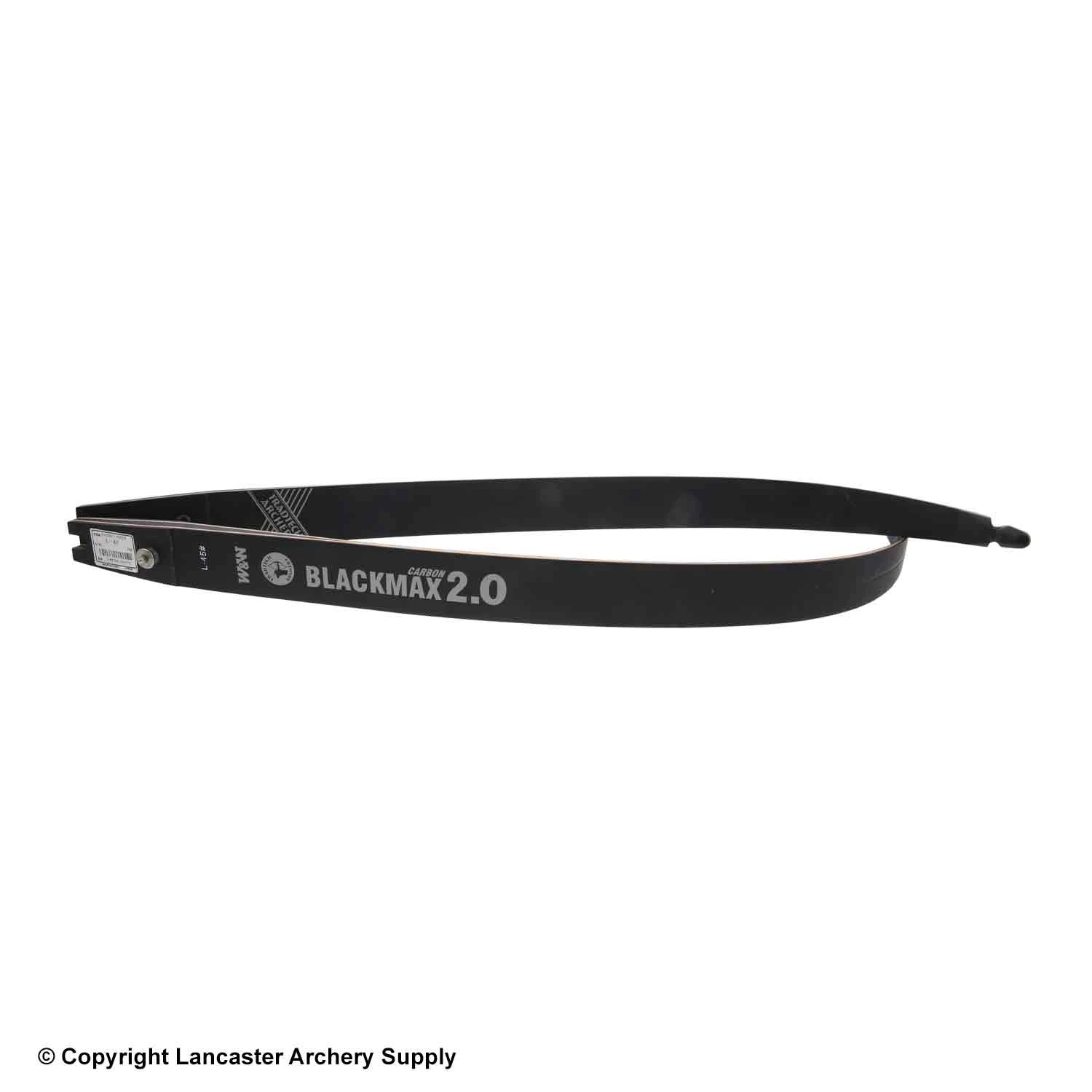 TradTech Black Max 2.0 Carbon/Wood Recurve Limbs (Open Box X1032001) 3 TradTech Black Max 2.0 Carbon/Wood Recurve Limbs (Open Box X1032001)