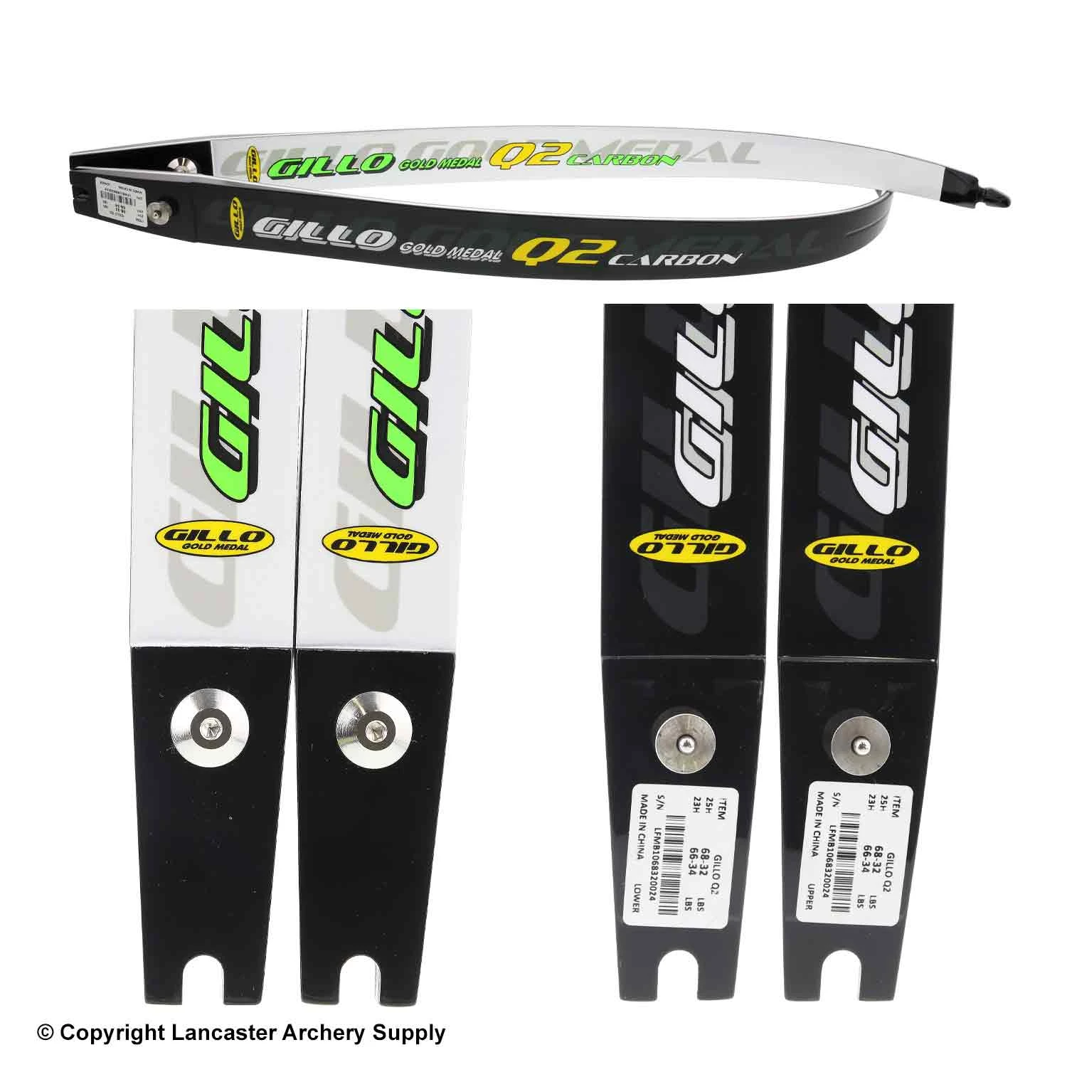 Gillo Q2 Recurve Limb (Open Box X1032189) 4 Gillo Q2 Recurve Limb (Open Box X1032189) - Image 2
