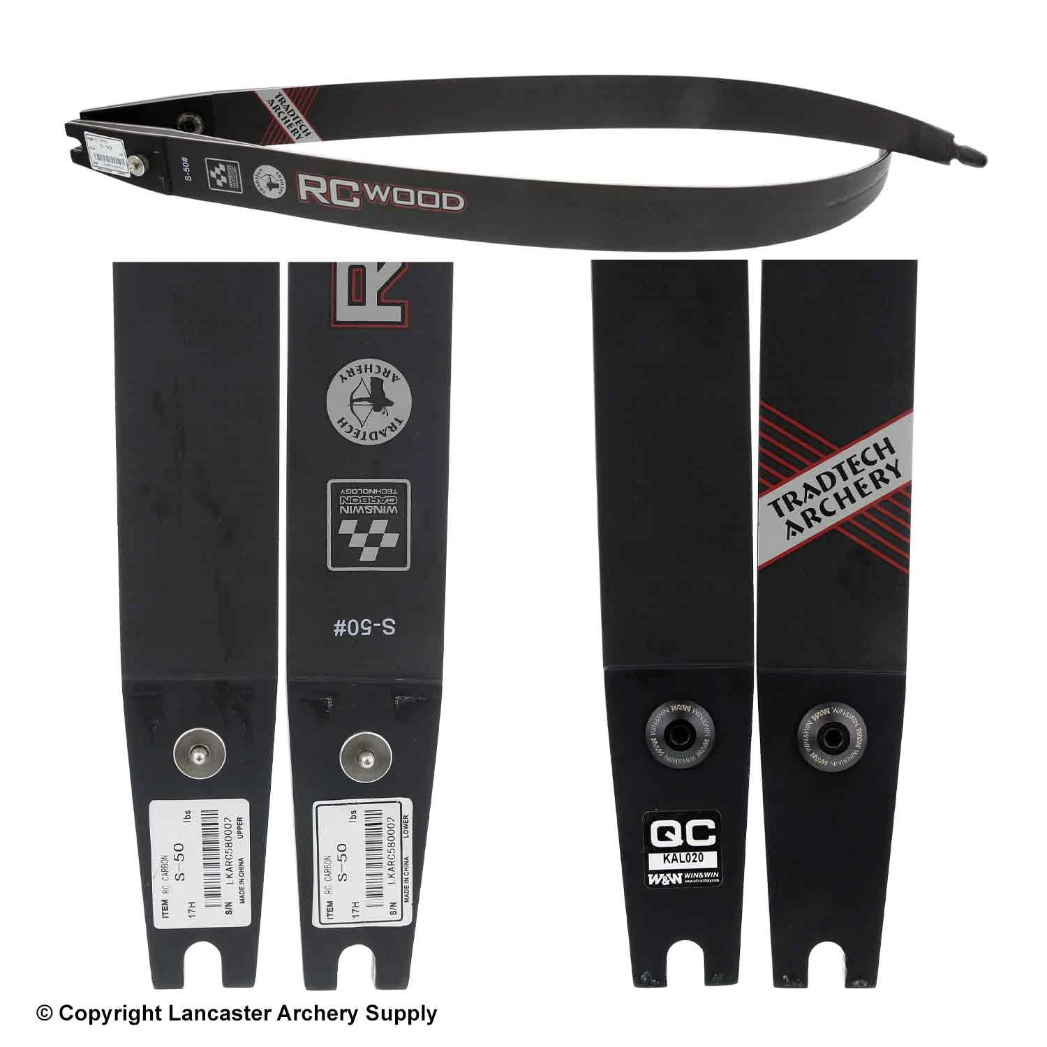 TradTech RC Carbon/Wood Recurve Limbs (Open Box X1032306) 4 TradTech RC Carbon/Wood Recurve Limbs (Open Box X1032306) - Image 2