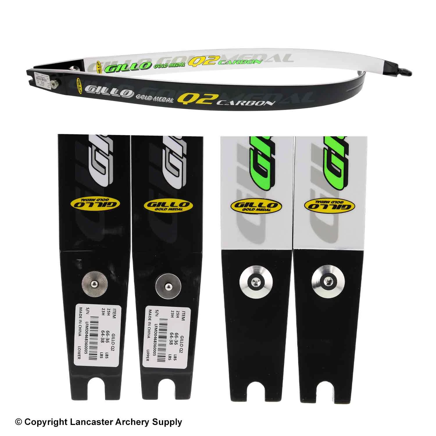 Gillo Q2 Recurve Limb (Open Box X1032907) 4 Gillo Q2 Recurve Limb (Open Box X1032907) - Image 2