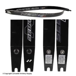 Sebastien Flute NEO Carbon Wood ILF Recurve Limbs (Open Box X1033368) -Excalibu Bow Shop X1033368a