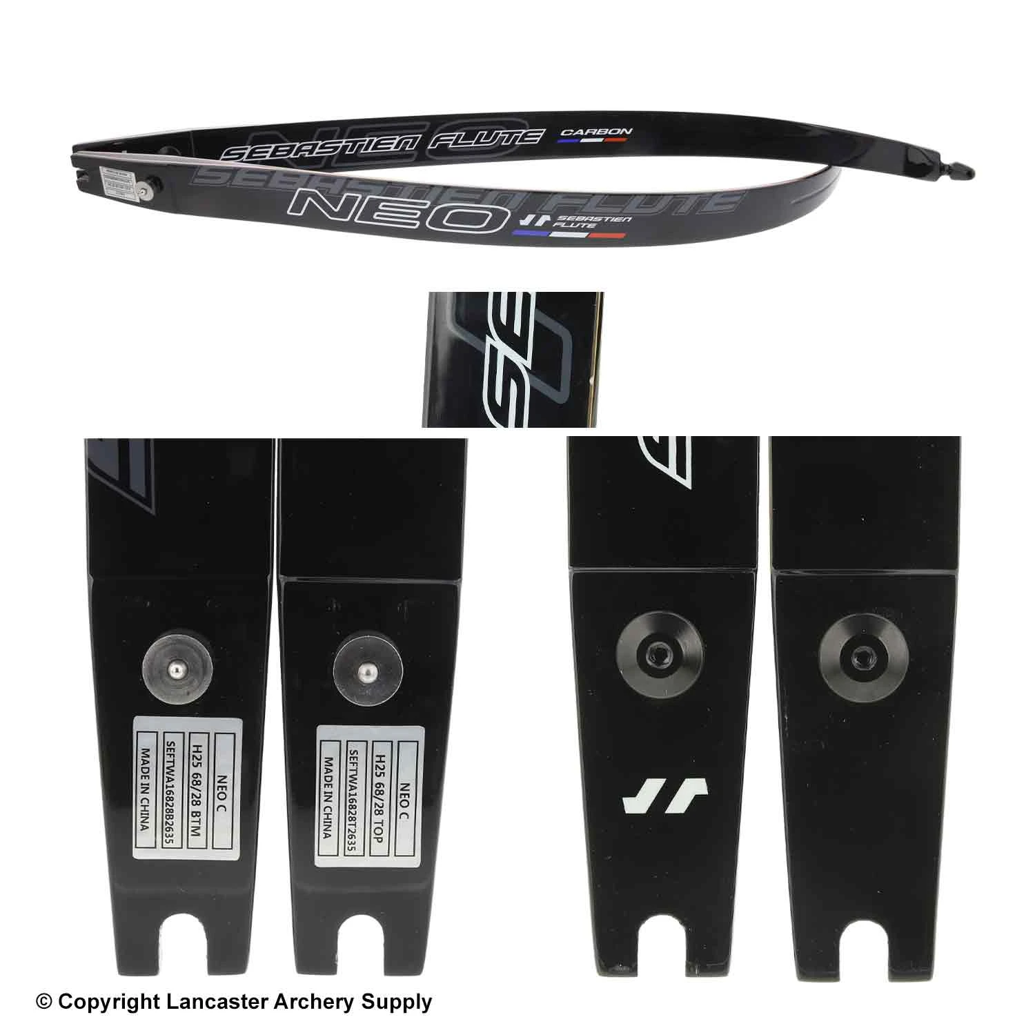 Sebastien Flute NEO Carbon Wood ILF Recurve Limbs (Open Box X1033554) 4 Sebastien Flute NEO Carbon Wood ILF Recurve Limbs (Open Box X1033554) - Image 2