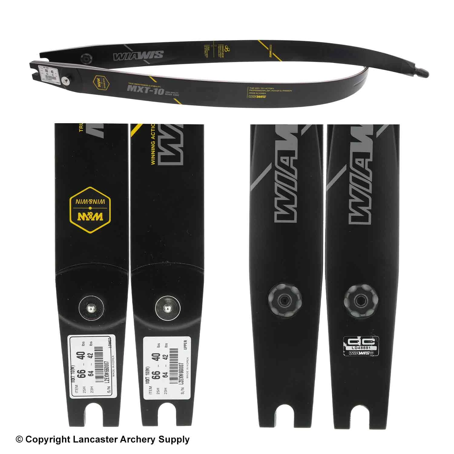 Win & Win MXT-10 ILF Recurve LImbs (Open Box X1033709) 4 Win & Win MXT-10 ILF Recurve LImbs (Open Box X1033709) - Image 2